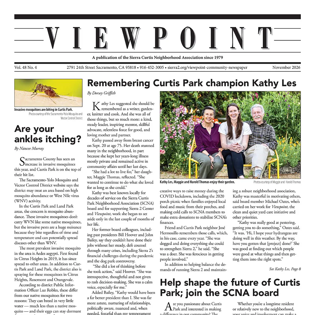 Community newspaper featuring local events